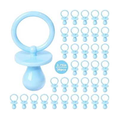 36 Plastic Pacifiers for Baby Shower Game